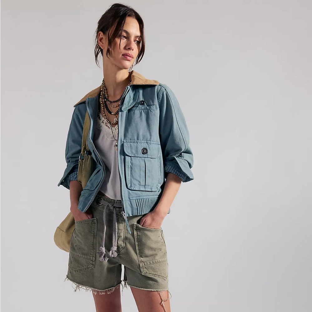 Free people Harley Jacket North Atlantic blue